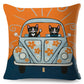 Car Cat Cushion Cover Series.