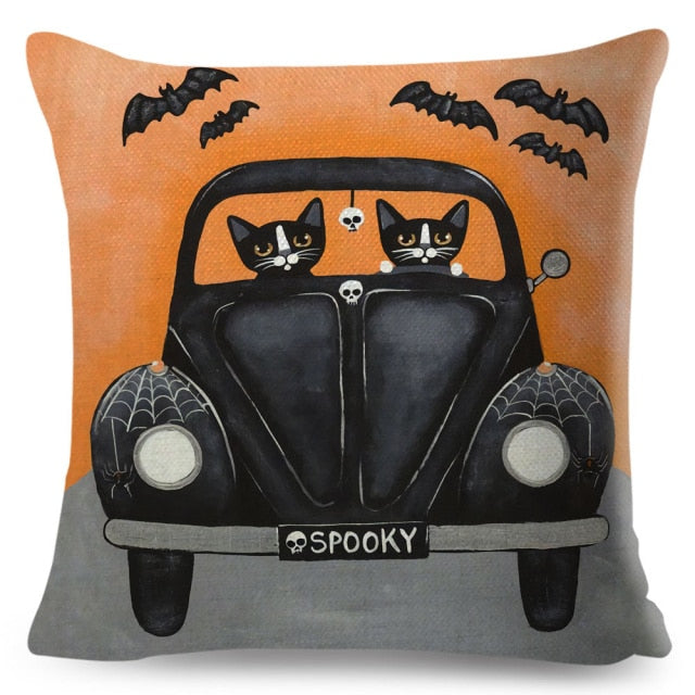 Car Cat Cushion Cover Series.