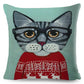 Coffee Cat Cushion Cover
