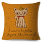 I Love You To The Moon and Back Cat Cushion Cover Series.