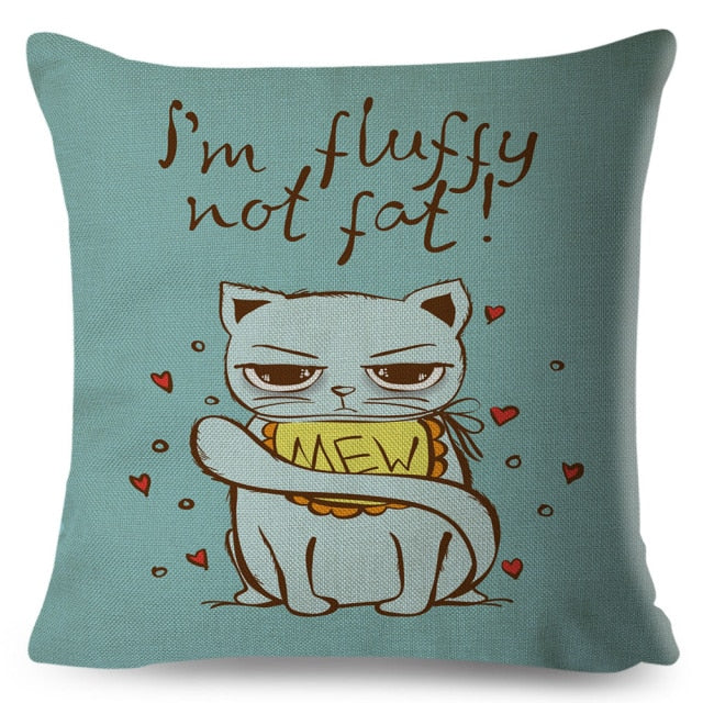 I Love You To The Moon and Back Cat Cushion Cover Series.