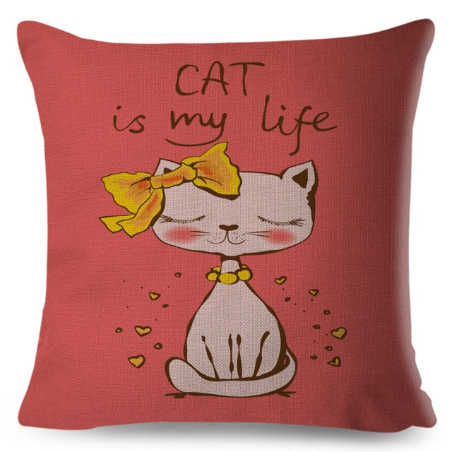 I Love You To The Moon and Back Cat Cushion Cover Series.