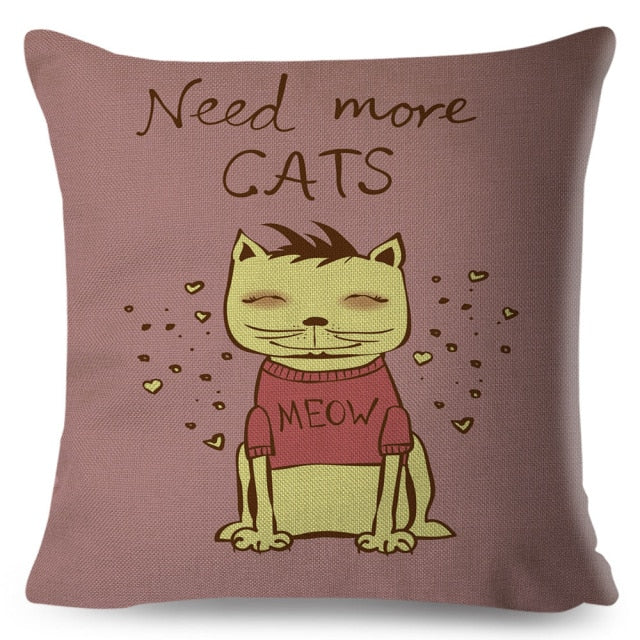 I Love You To The Moon and Back Cat Cushion Cover Series.