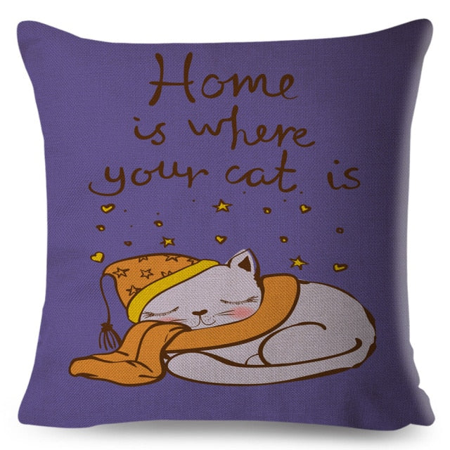 I Love You To The Moon and Back Cat Cushion Cover Series.