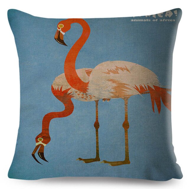 Water Color African Safari Cushion Cover Series.