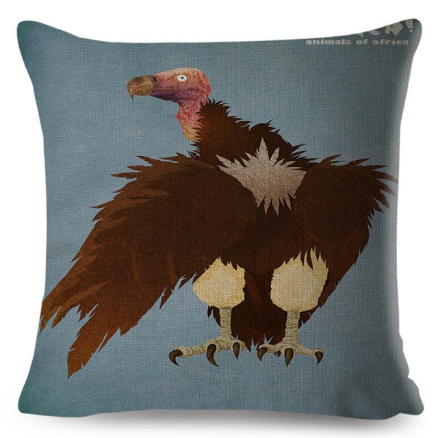 Water Color African Safari Cushion Cover Series.