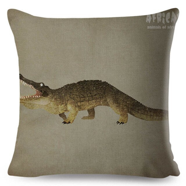 Water Color African Safari Cushion Cover Series.