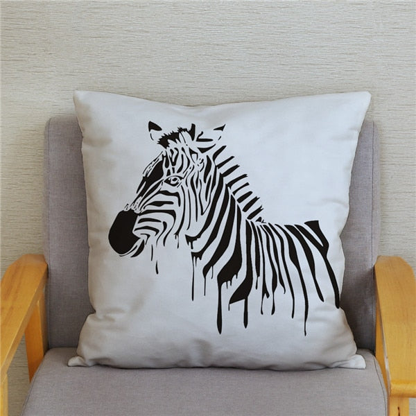 Water Color Zebra Print Cushion Cover Series.