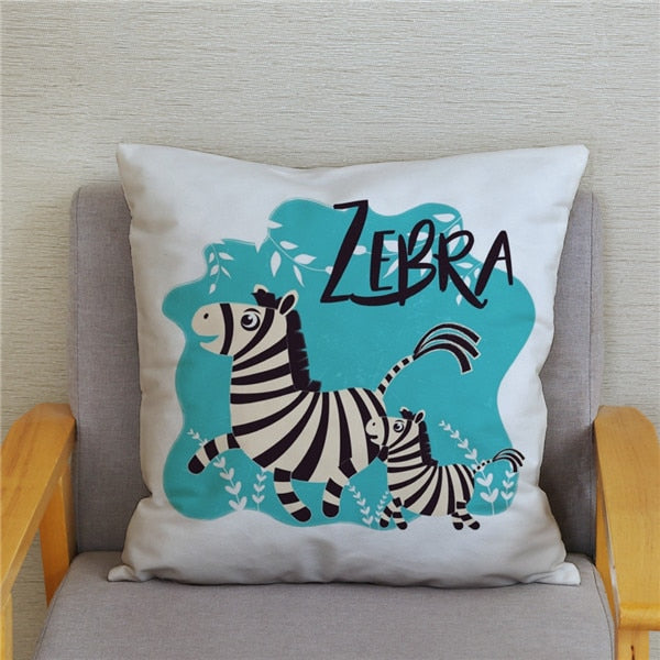 Water Color Zebra Print Cushion Cover Series.