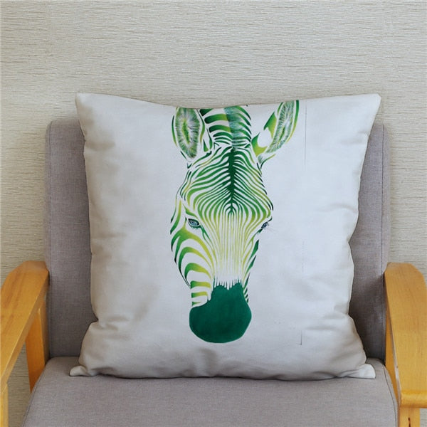 Water Color Zebra Print Cushion Cover Series.