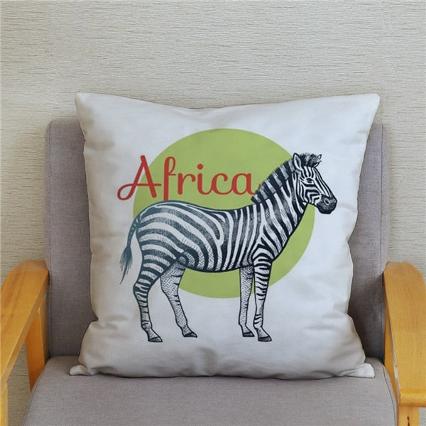 Water Color Zebra Print Cushion Cover Series.