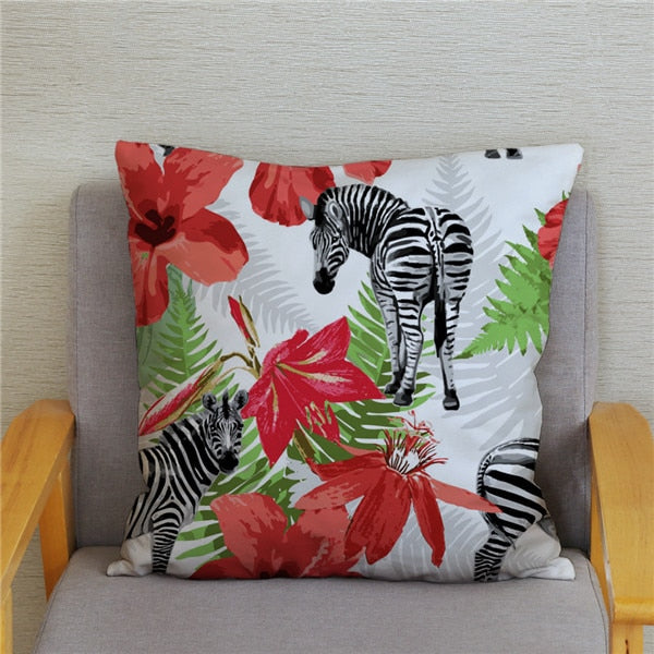 Water Color Zebra Print Cushion Cover Series.