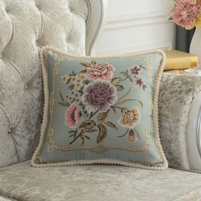 French Style Jacquard Cushion Cover.