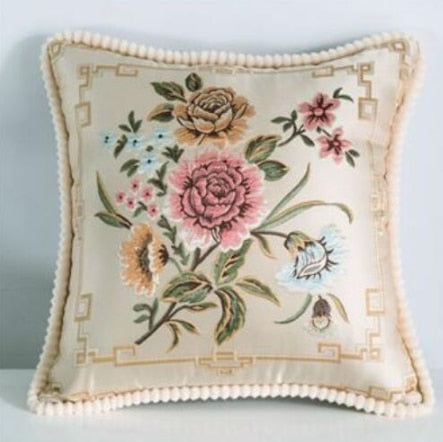 French Style Jacquard Cushion Cover.