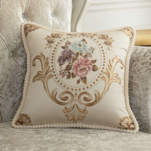 French Style Jacquard Cushion Cover.