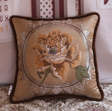 French Style Jacquard Cushion Cover.