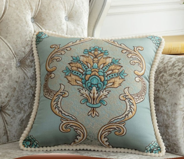 French Style Jacquard Cushion Cover.