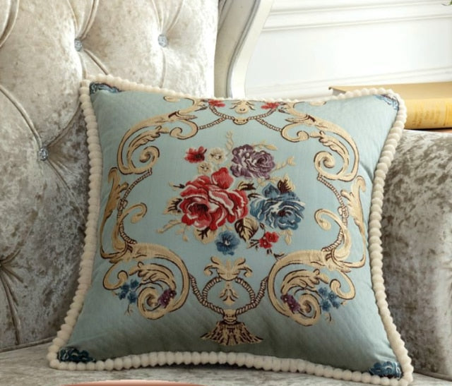French Style Jacquard Cushion Cover.