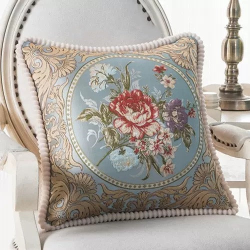 French Style Jacquard Cushion Cover.