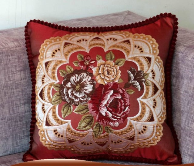 French Style Jacquard Cushion Cover.