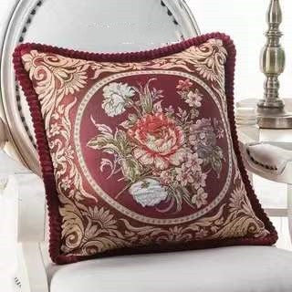 French Style Jacquard Cushion Cover.