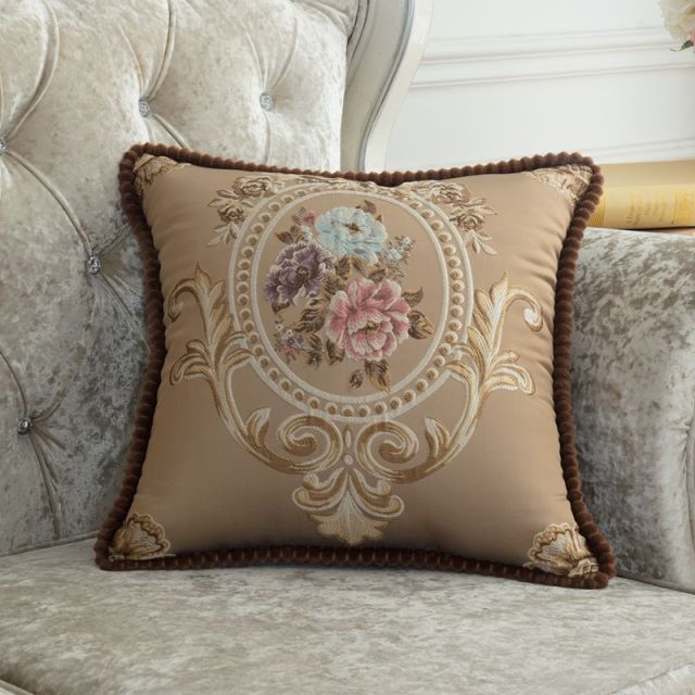 French Style Jacquard Cushion Cover.