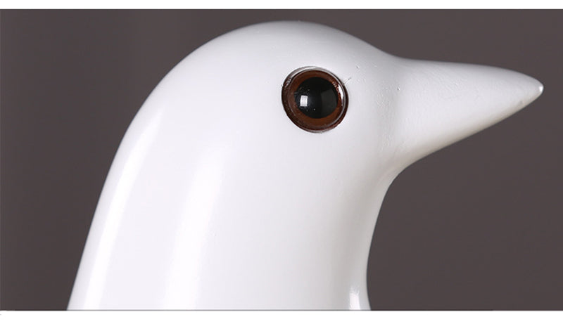 Curved Resin Bird Ornaments