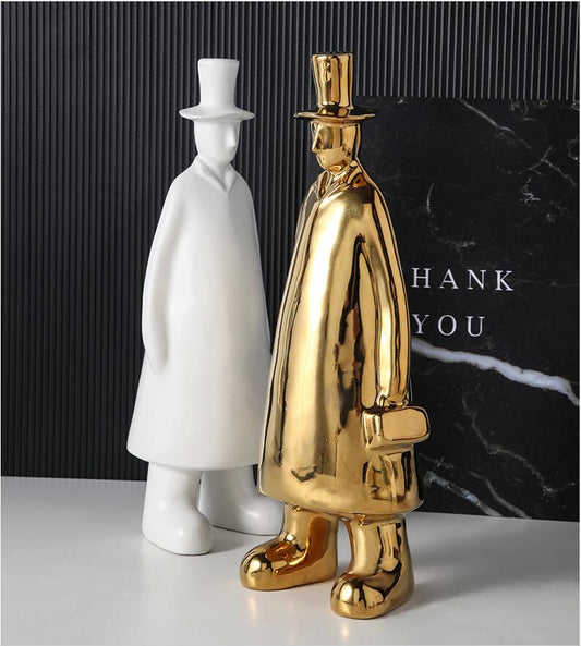 Men in Top Hats Character Ornaments