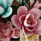 Beautiful Floral Ceramic and Porcelain Vase