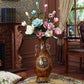 Beautiful Floral Ceramic and Porcelain Vase