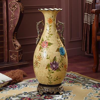 Beautiful Floral Ceramic and Porcelain Vase