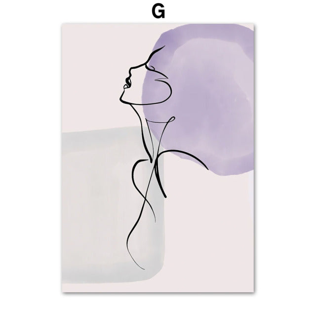 Lilac Fashion Canvas Prints