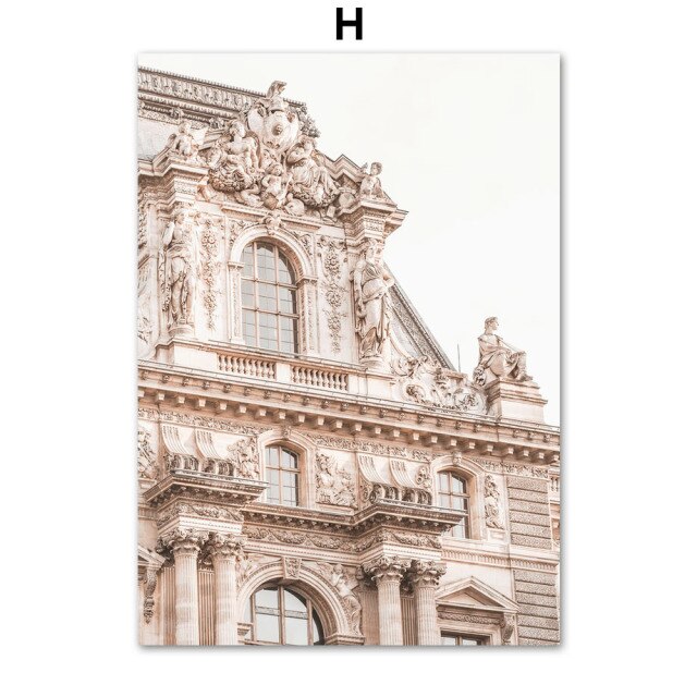 Old Time Paris. Nostalgia. Canvas Print. Unframed.