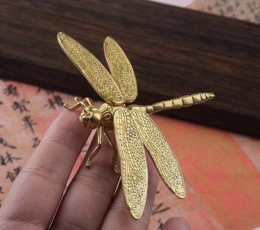Copper Dragonfly Ornament.