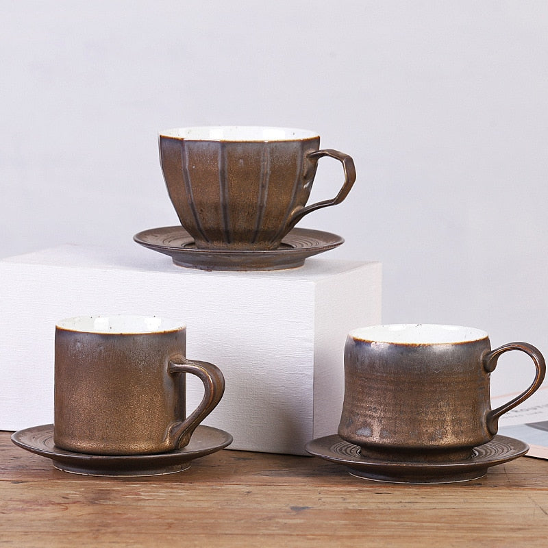 Handmade Japanese Style Vintage Coffee Cup.