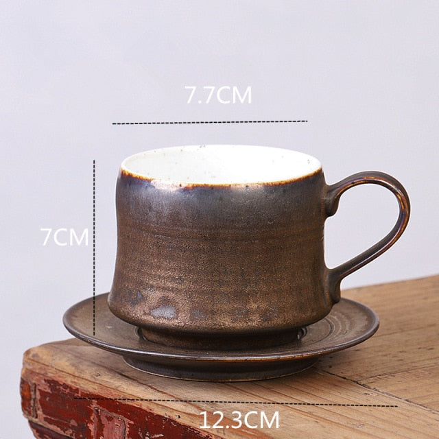 Handmade Japanese Style Vintage Coffee Cup.
