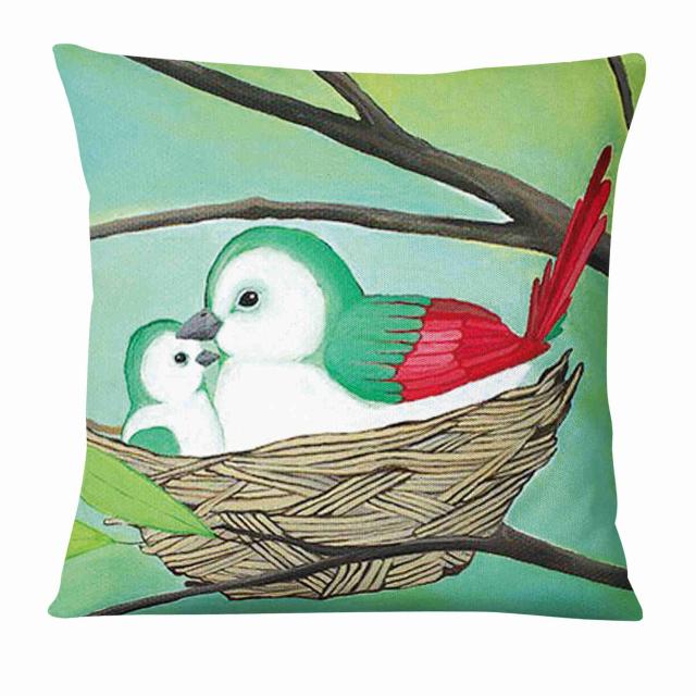 Happy Birds Cushion Covers.