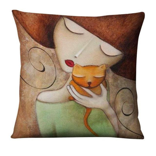 The Animal Whisperer Cushion Covers.