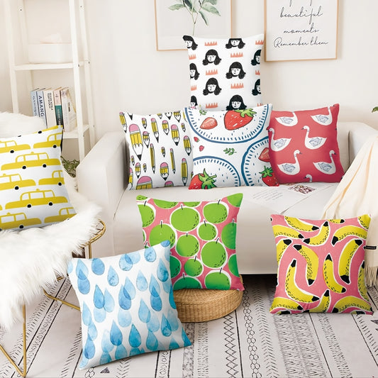 Be Happy Cushion Covers.