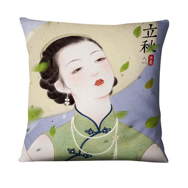 Handmade Vintage Girl Cushion Covers.
