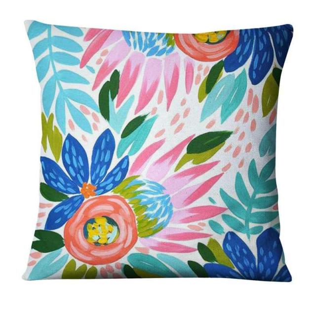 Floral Flamingos Cushion Covers.
