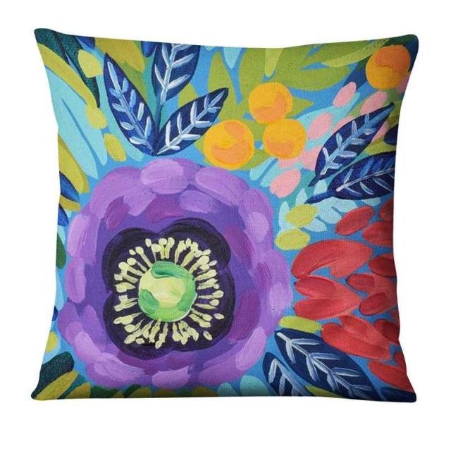 Floral Flamingos Cushion Covers.