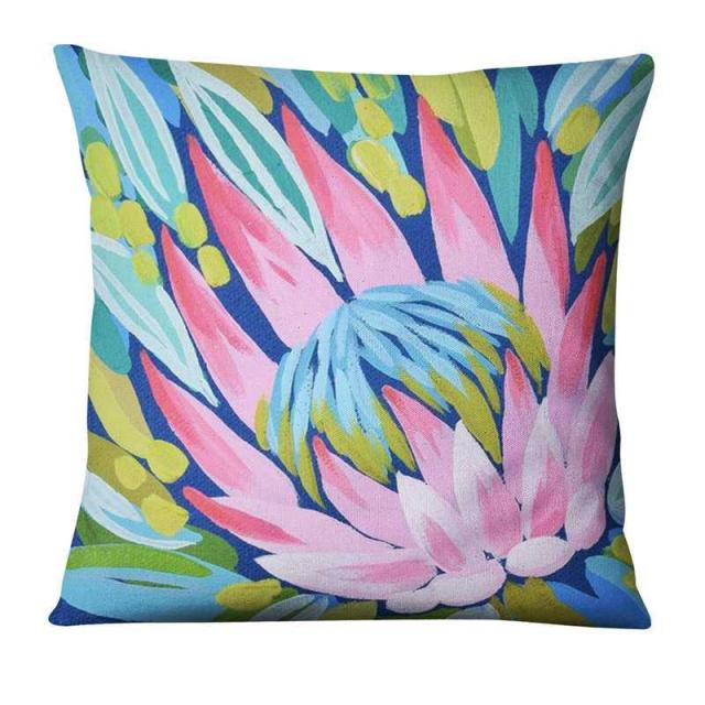 Floral Flamingos Cushion Covers.