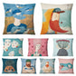 Red Beard & His Girlfriend Cushion Covers.