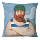 Red Beard & His Girlfriend Cushion Covers.