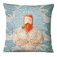 Red Beard & His Girlfriend Cushion Covers.