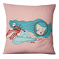 Red Beard & His Girlfriend Cushion Covers.