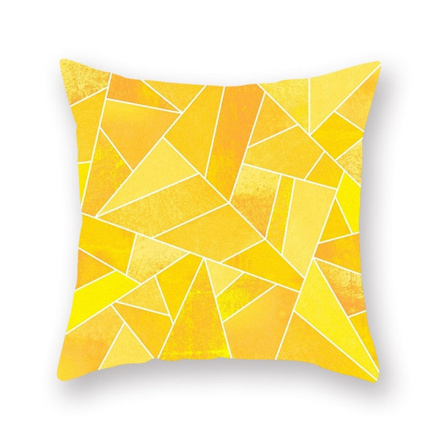 Yellow and Black Cushion Covers