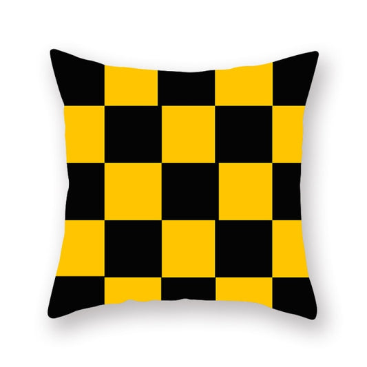 Yellow and Black Cushion Covers