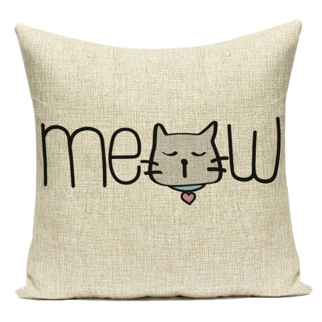 Cat Lovers Cushion Covers.